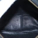 CHANEL Matelasse Fringe Chain Shoulder Bag Suede Black gold CC Auth BA8656-11