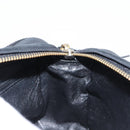 CHANEL Matelasse Fringe Chain Shoulder Bag Suede Black gold CC Auth BA8656-19