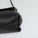 Chloe Elsie Hand Bag Leather 2way Black Auth BA866-14