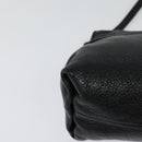 Chloe Elsie Hand Bag Leather 2way Black Auth BA866-15