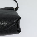 Chloe Elsie Hand Bag Leather 2way Black Auth BA866-16