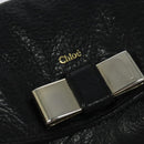 Chloe Elsie Hand Bag Leather 2way Black Auth BA866-17