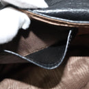 Chloe Elsie Hand Bag Leather 2way Black Auth BA866-21