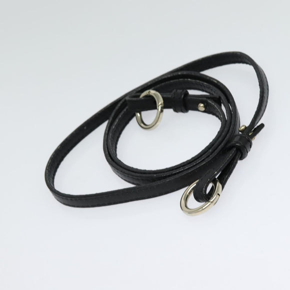 Chloe Elsie Hand Bag Leather 2way Black Auth BA866