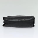 Chloe Elsie Hand Bag Leather 2way Black Auth BA866-5