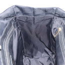 CHANEL New Travel line Tote Bag Nylon Black Gold CC Auth BA8660-16