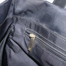 CHANEL New Travel line Tote Bag Nylon Black Gold CC Auth BA8660-18