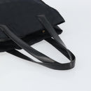 CHANEL New Travel line Tote Bag Nylon Black Gold CC Auth BA8660-7