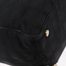 CHANEL New Travel line Tote Bag Nylon Black Gold CC Auth BA8661-12