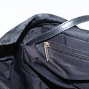 CHANEL New Travel line Tote Bag Nylon Black Gold CC Auth BA8661-18