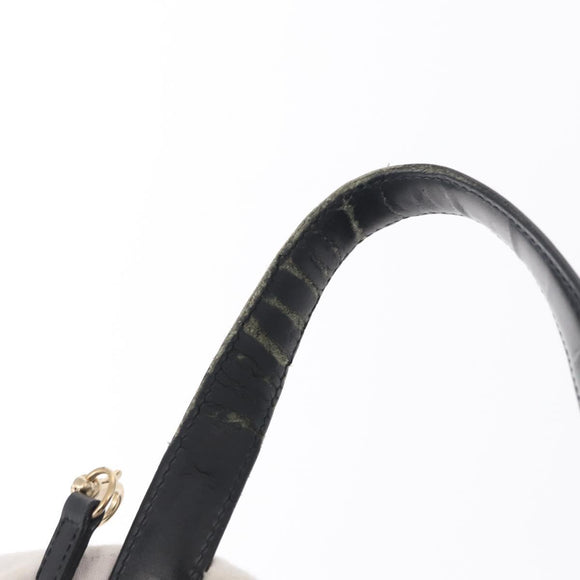 CHANEL New Travel line Tote Bag Nylon Black Gold CC Auth BA8661