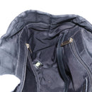 CHANEL New Travel line Tote Bag Nylon Black Gold CC Auth BA8662-17