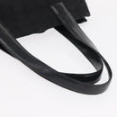 CHANEL New Travel line Tote Bag Nylon Black Gold CC Auth BA8662-7