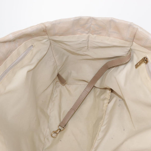 CHANEL New Travel Line Hand Bag Nylon Pink Gold CC Auth BA8665