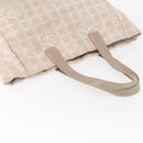 CHANEL New Travel Line Hand Bag Nylon Pink Gold CC Auth BA8665-7