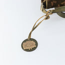 BOTTEGA VENETA Shoulder Bag Suede Green Gold Auth BA8668-17