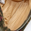 BOTTEGA VENETA Shoulder Bag Suede Green Gold Auth BA8668-11