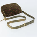 BOTTEGA VENETA Shoulder Bag Suede Green Gold Auth BA8668-7
