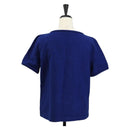 CHANEL Short Sleeved T Shirt Cotton 36 Blue CC Auth BA8669M-2
