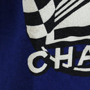 CHANEL Short Sleeved T Shirt Cotton 36 Blue CC Auth BA8669M-7