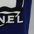 CHANEL Short Sleeved T Shirt Cotton 36 Blue CC Auth BA8669M-8