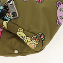 DOLCE&GABBANA Waist bag Nylon Khaki Silver Auth BA8670V-14