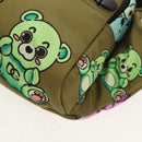 DOLCE&GABBANA Waist bag Nylon Khaki Silver Auth BA8670V-15