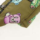 DOLCE&GABBANA Waist bag Nylon Khaki Silver Auth BA8670V-16