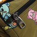 DOLCE&GABBANA Waist bag Nylon Khaki Silver Auth BA8670V-20