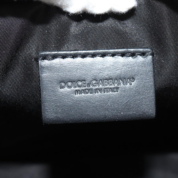 DOLCE&GABBANA Waist bag Nylon Khaki Silver Auth BA8670V