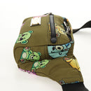 DOLCE&GABBANA Waist bag Nylon Khaki Silver Auth BA8670V-4