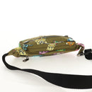 DOLCE&GABBANA Waist bag Nylon Khaki Silver Auth BA8670V-6