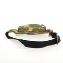 DOLCE&GABBANA Waist bag Nylon Khaki Silver Auth BA8670V-7