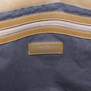 Jimmy Choo Studs Tote Bag Leather Brown Silver Auth BA8672-17