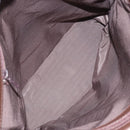 BURBERRY Nova Check Tote Bag PVC Beige Silver Auth BA8673-11