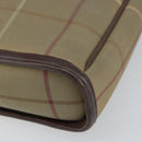 Burberrys Nova Check Shoulder Bag Canvas Beige Auth BA8675-9