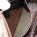 Burberrys Nova Check Shoulder Bag Canvas Beige Auth BA8675-20