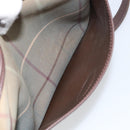 Burberrys Nova Check Shoulder Bag Canvas Beige Auth BA8675-12