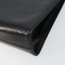 Salvatore Ferragamo Shoulder Bag Leather Black Gold Auth BA8682-9