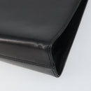 Salvatore Ferragamo Shoulder Bag Leather Black Gold Auth BA8682-15