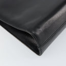 Salvatore Ferragamo Shoulder Bag Leather Black Gold Auth BA8682-16