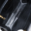 Salvatore Ferragamo Shoulder Bag Leather Black Gold Auth BA8682-11