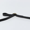 Salvatore Ferragamo Shoulder Bag Leather Black Gold Auth BA8682-8