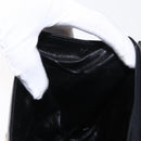 Salvatore Ferragamo Gancini Shoulder Bag Leather Black Gold Auth BA8683-19