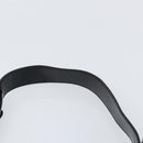 Salvatore Ferragamo Gancini Shoulder Bag Enamel Black Silver Auth BA8687-8