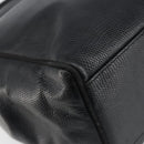 Salvatore Ferragamo Vala Tote Bag Leather Black Gold Auth BA8688-11