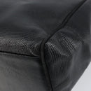 Salvatore Ferragamo Vala Tote Bag Leather Black Gold Auth BA8688-12