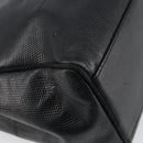 Salvatore Ferragamo Vala Tote Bag Leather Black Gold Auth BA8688-13