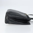 Salvatore Ferragamo Vala Tote Bag Leather Black Gold Auth BA8688-4