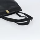 Salvatore Ferragamo Vala Tote Bag Leather Black Gold Auth BA8688-7